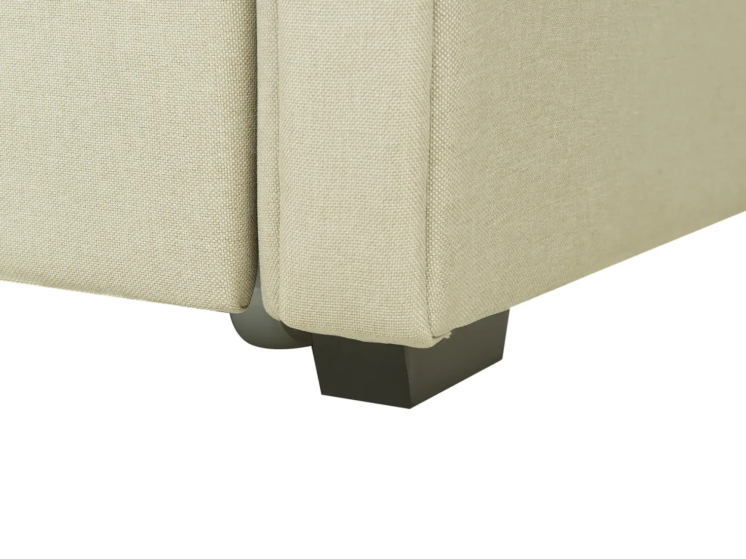 Udtræksseng LIBOURNE 80 x 200 cm Beige