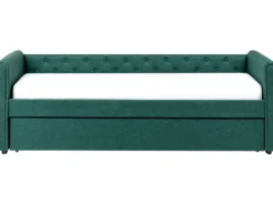 Udtræksseng LIBOURNE 90 x 200 cm Mørkegrøn