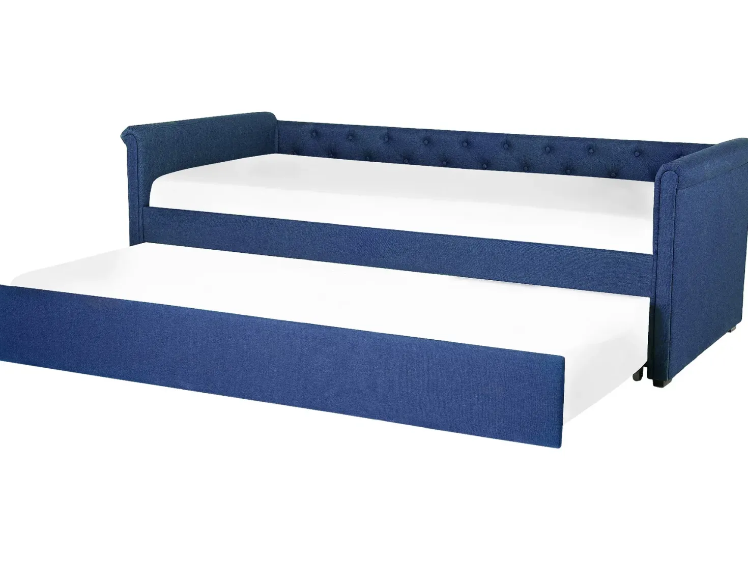 Udtræksseng LIBOURNE 80 x 200 cm Navy Blå