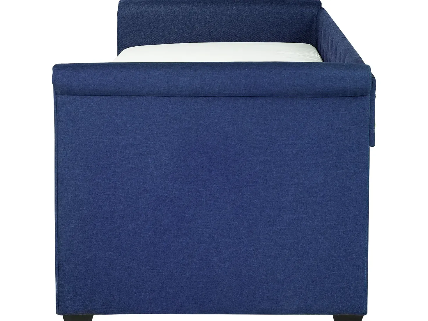 Udtræksseng LIBOURNE 80 x 200 cm Navy Blå