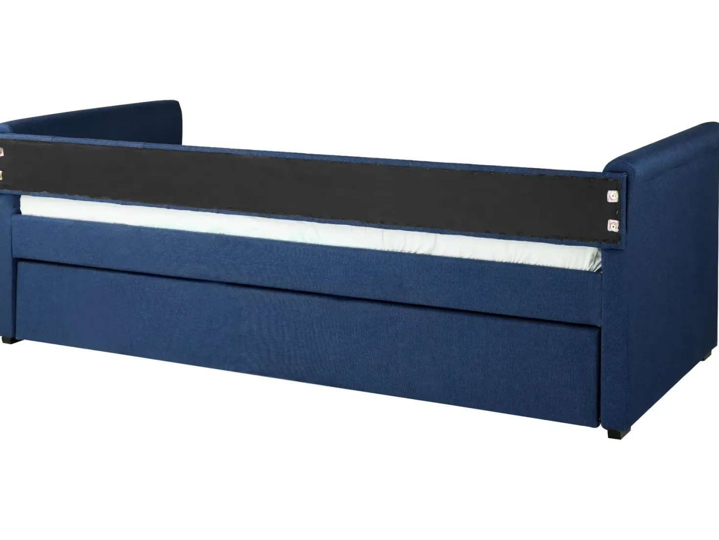 Udtræksseng LIBOURNE 80 x 200 cm Navy Blå