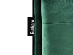 Udtræksseng Velour GASSIN 90 x 200 cm Smaragdgrøn
