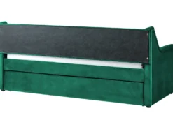 Udtræksseng Velour MONTARGIS 90 x 200 cm Smaragdgrøn