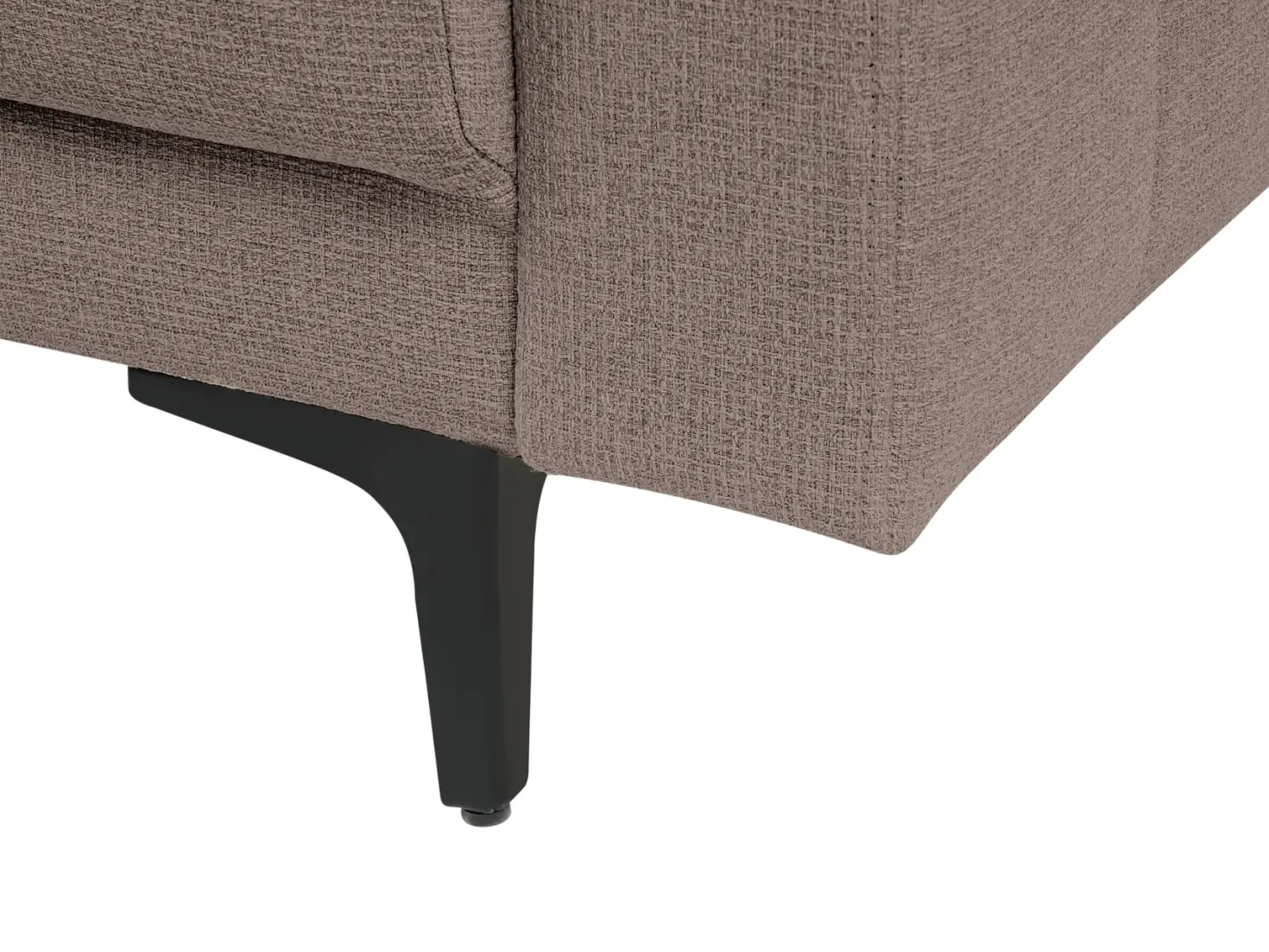 U-formet sovesofa 5 personers ABERDEEN Brungrå
