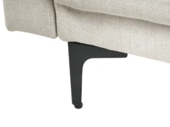 U-formet sovesofa 5 personers ABERDEEN Cremehvid