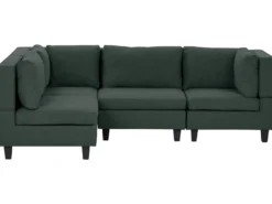 UNSTAD 4 personers Hjørnesofa modul Højrevendt Mørkegrøn