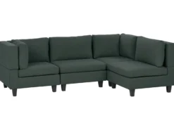UNSTAD 4 personers Hjørnesofa modul Venstrevendt Mørkegrøn