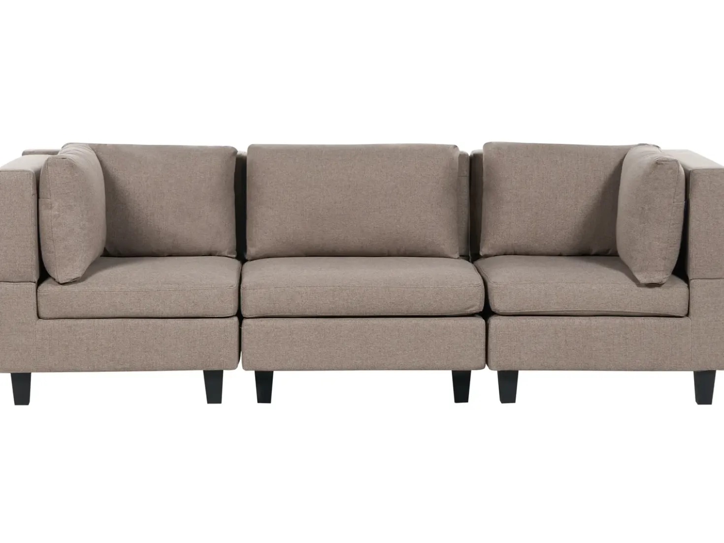 UNSTAD 3 personers Modulsofa Brun