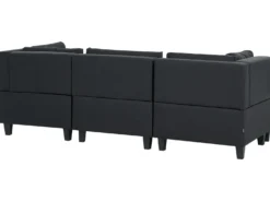 UNSTAD 3 personers Modulsofa Sort