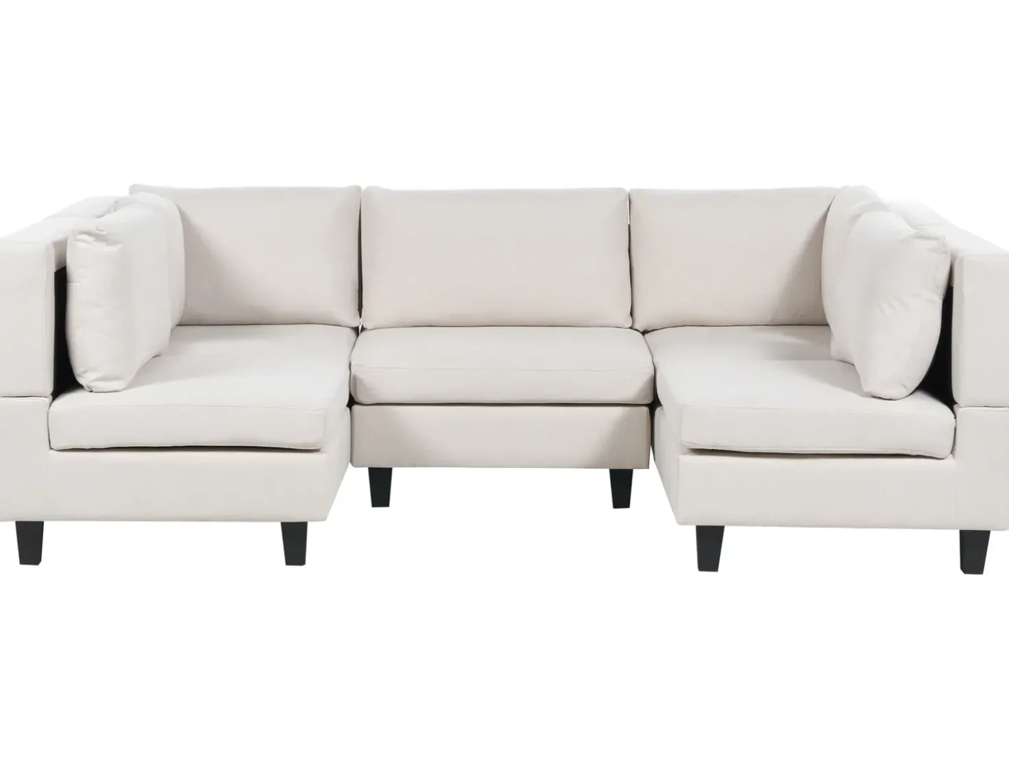 UNSTAD 5 personers U-formet modulsofa Lys Beige
