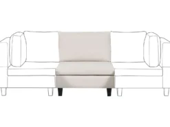 UNSTAD Stol Modul Lys Beige