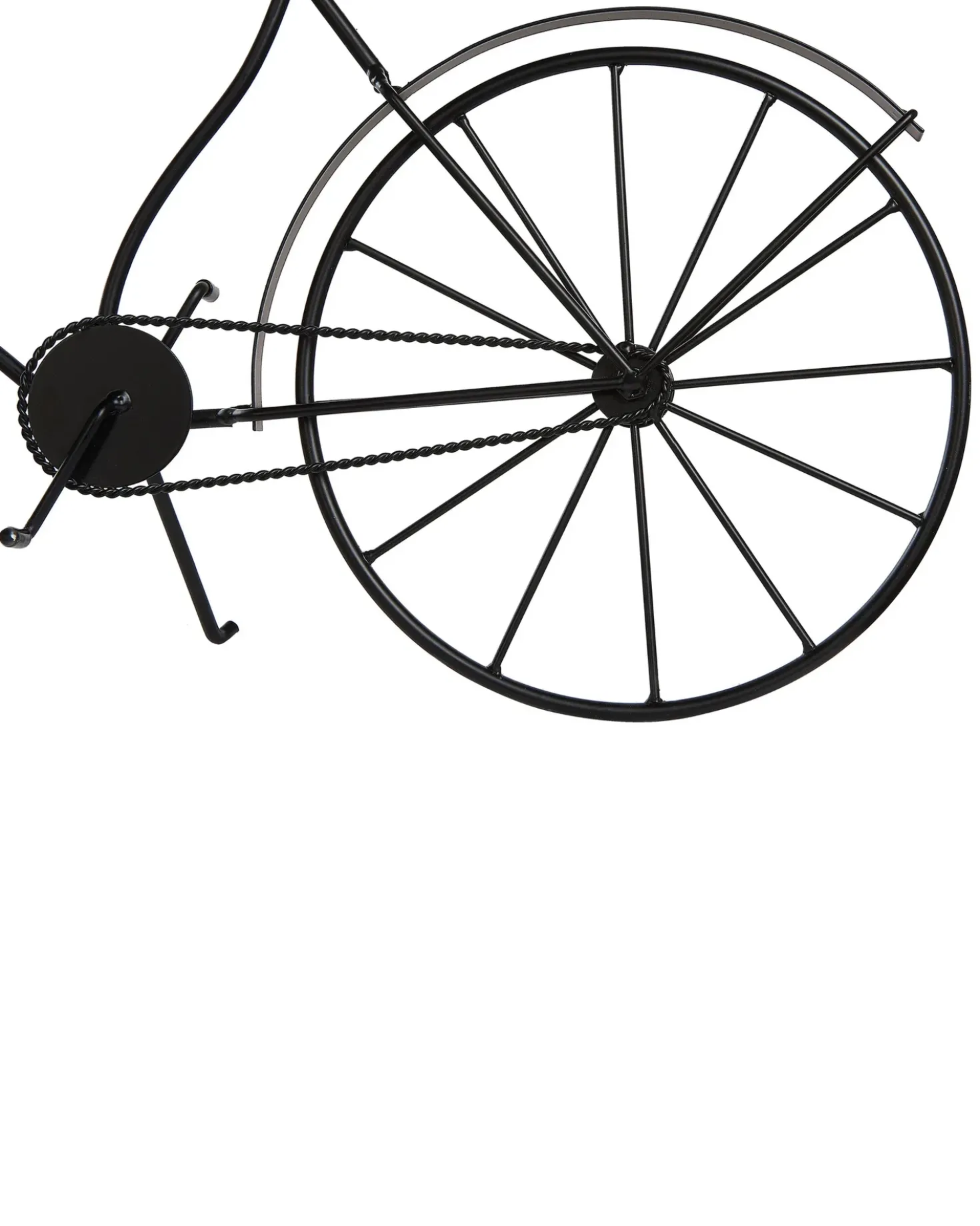 Ur LILLO 59 cm Metal Sort
