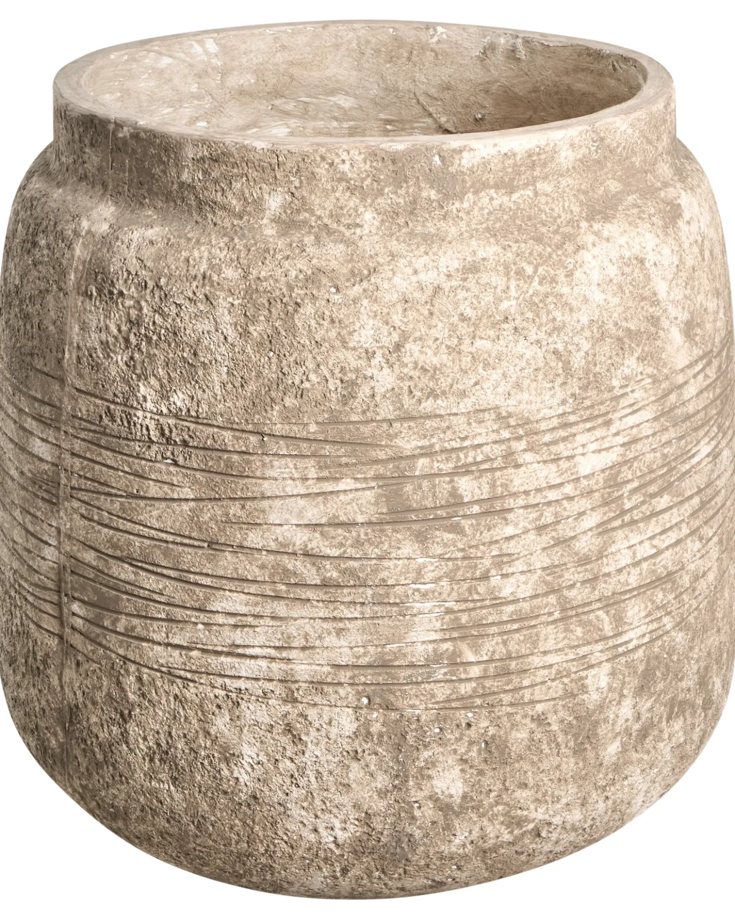 Urtepotte ARGOSTOLI 44 cm Beige