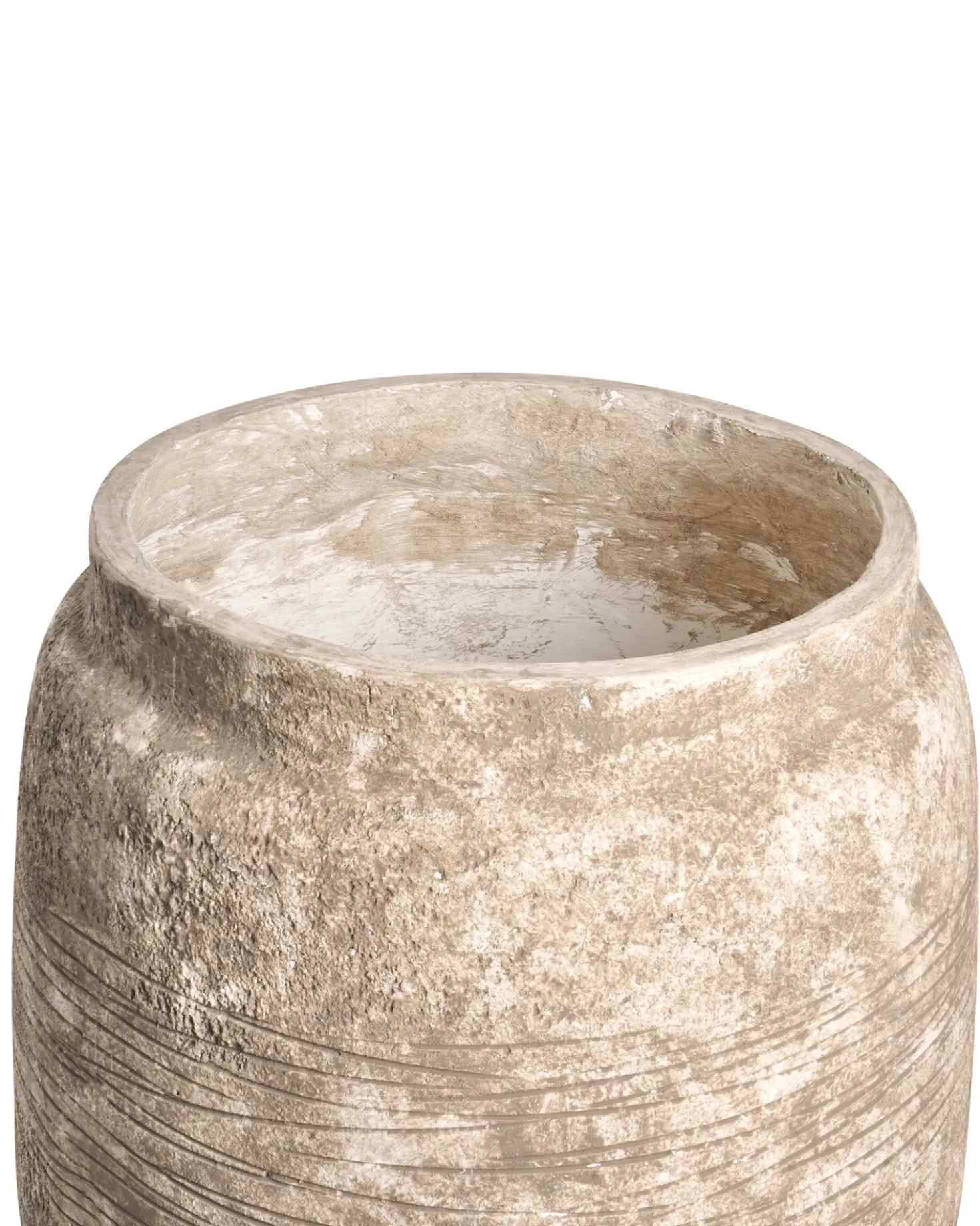 Urtepotte ARGOSTOLI 44 cm Beige