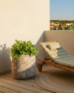 Urtepotte ARGOSTOLI 44 cm Beige