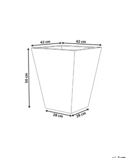 Urtepotte BAIHE 42 cm Grå