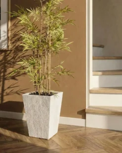 Urtepotte BAIHE 42 cm Lys Beige