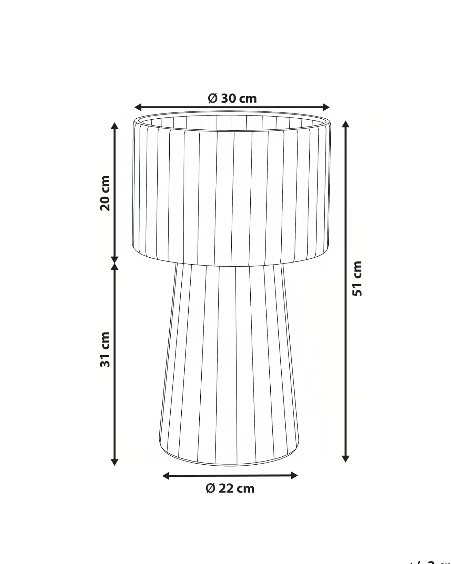 Urtepotte BANE Metal 30 cm Hvid/beige