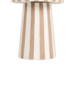 Urtepotte BANE Metal 30 cm Hvid/beige
