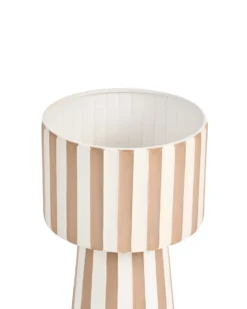 Urtepotte BANE Metal 30 cm Hvid/beige