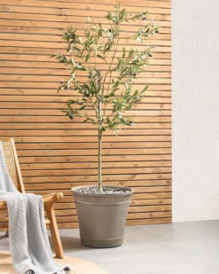 Urtepotte CISTUS 44 cm Grå