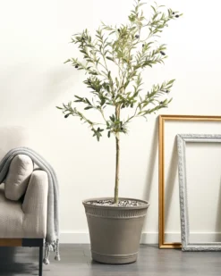 Urtepotte CISTUS 44 cm Grå