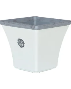 Urtepotte ELATEIA 43 cm Hvid