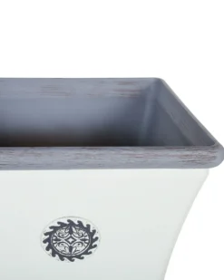 Urtepotte ELATEIA 43 cm Hvid