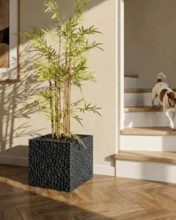 Urtepotte FEIYAN 44 cm Sort