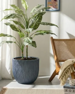 Urtepotte HANYUE 42 cm Grå