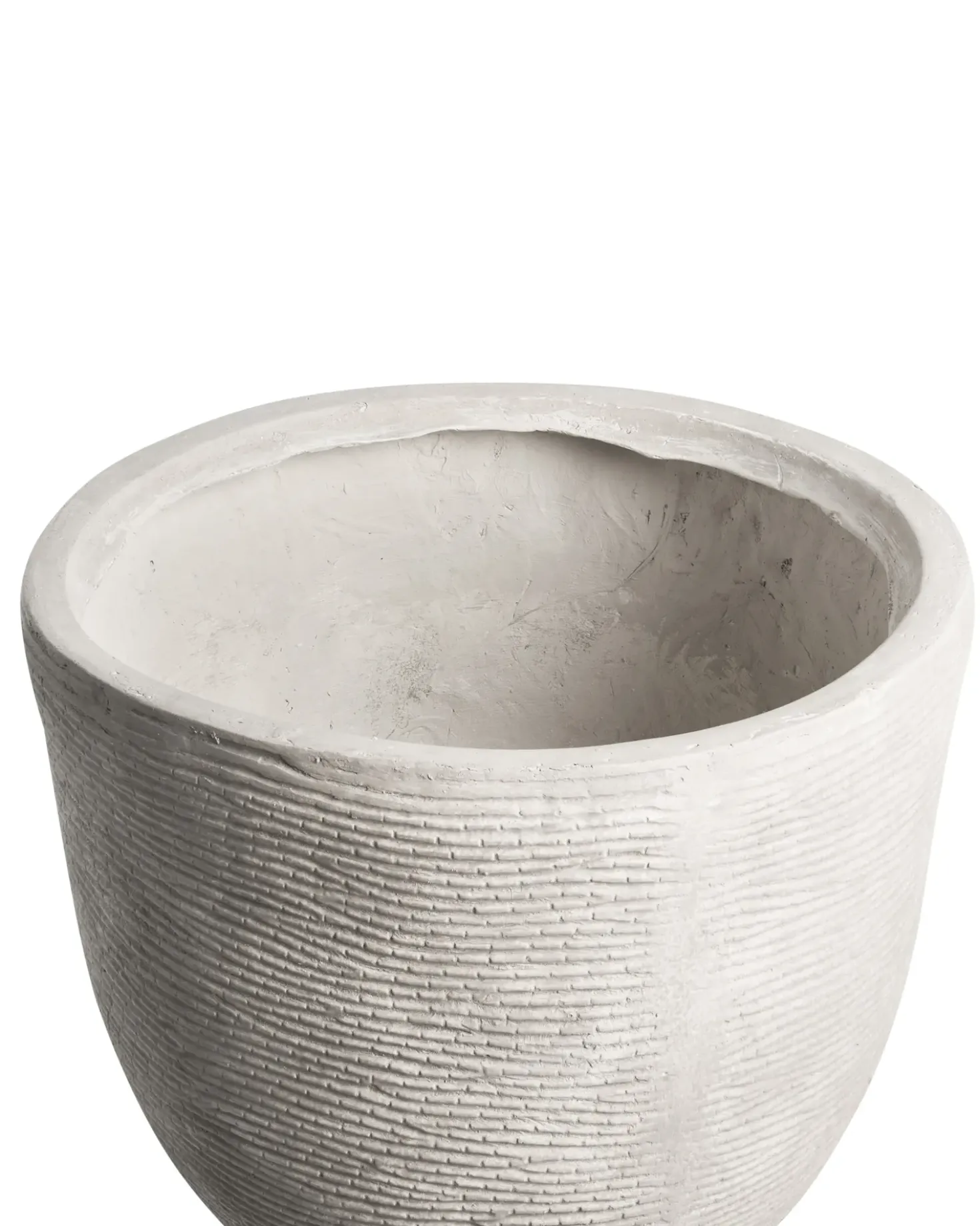 Urtepotte LIXOURI 47 cm Lysegrå