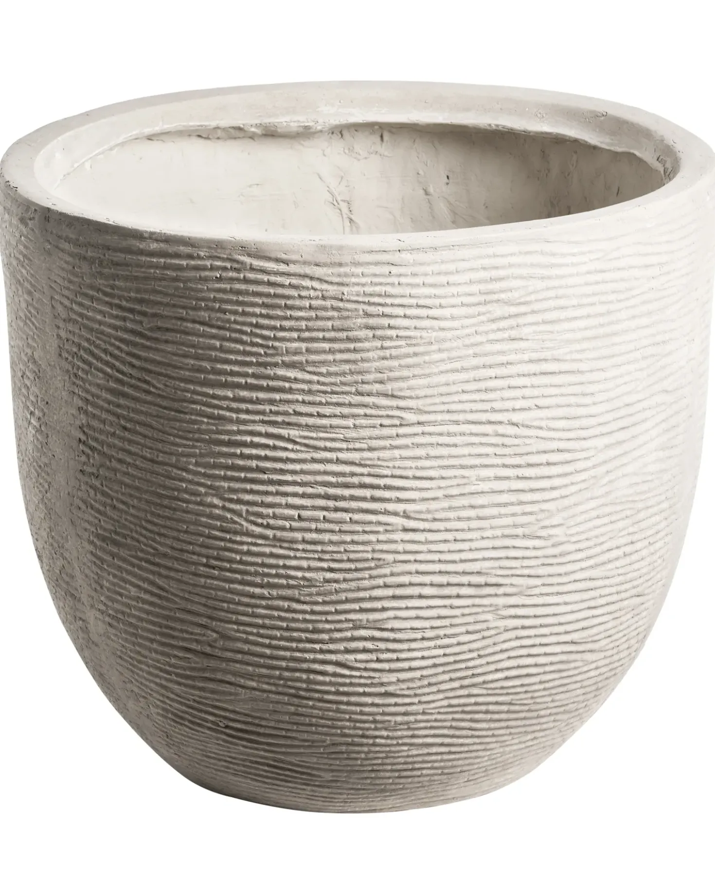 Urtepotte LIXOURI 47 cm Lysegrå