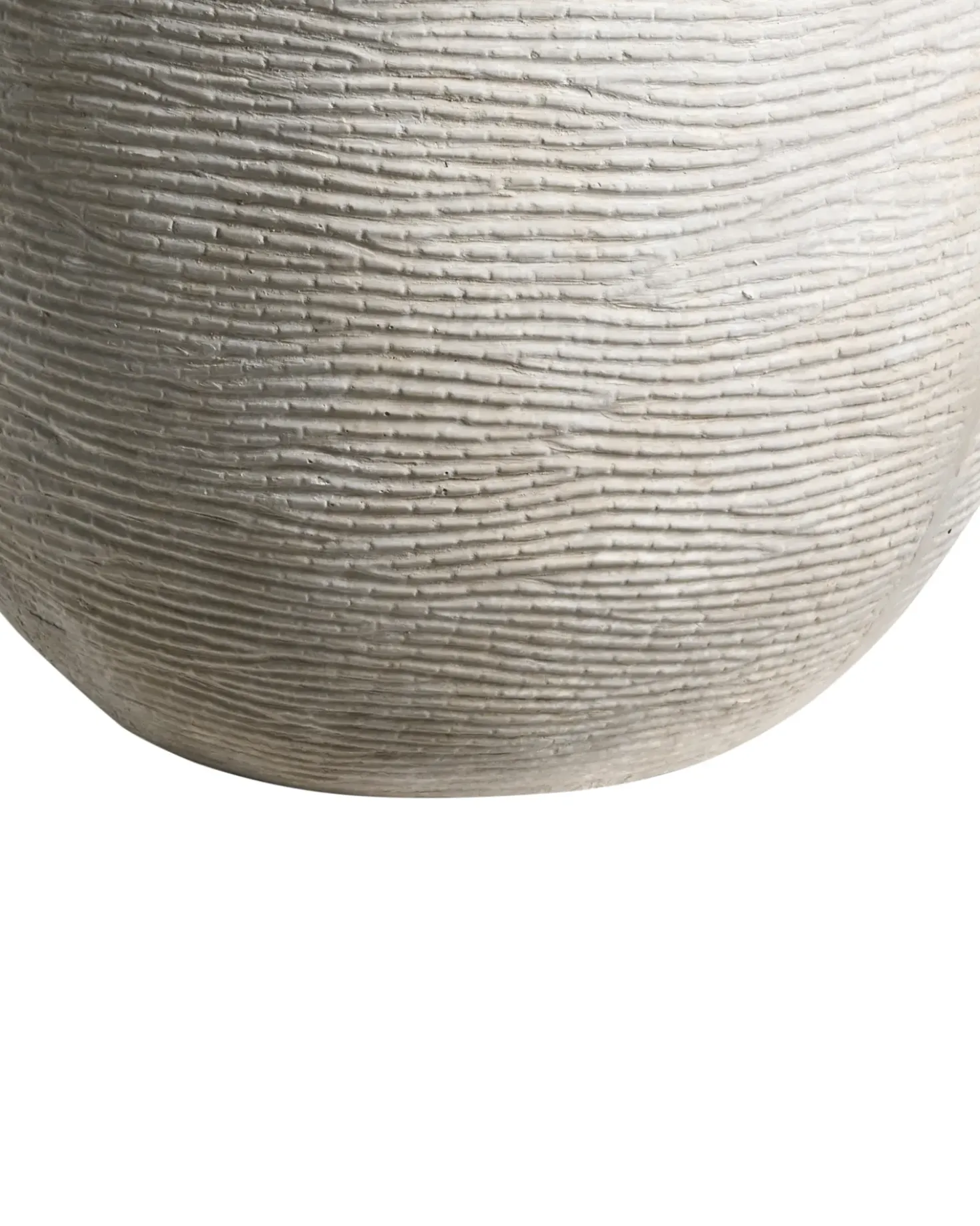 Urtepotte LIXOURI 47 cm Lysegrå