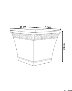 Urtepotte PSATHA 41 cm Ferskenagtig lyserød