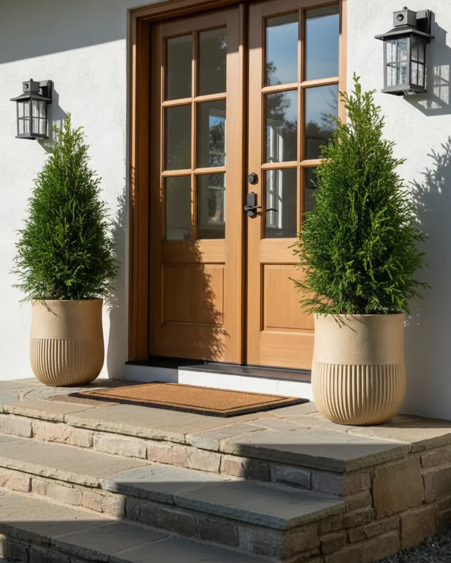 Urtepotte PYLAROS 36 cm Beige