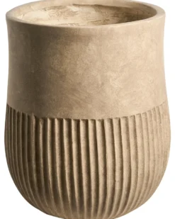Urtepotte PYLAROS 36 cm Beige
