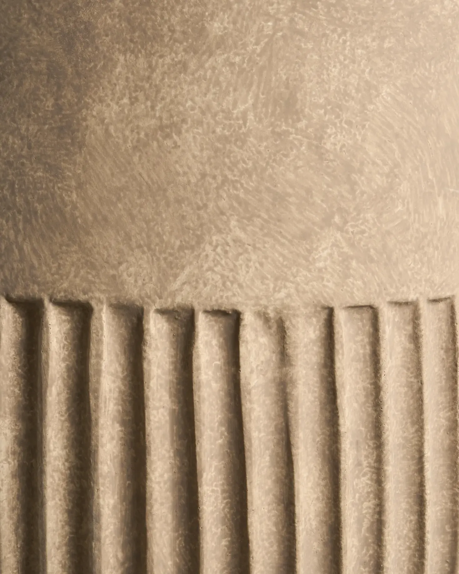 Urtepotte PYLAROS 36 cm Beige