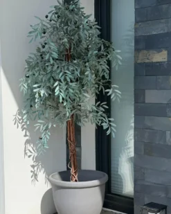 Urtepotte TESALIA 49 cm Grå