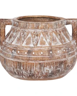 Urtepotte VARIEGATUM 27 cm Brun