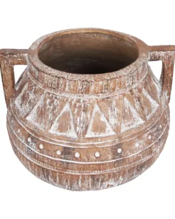 Urtepotte VARIEGATUM 27 cm Brun