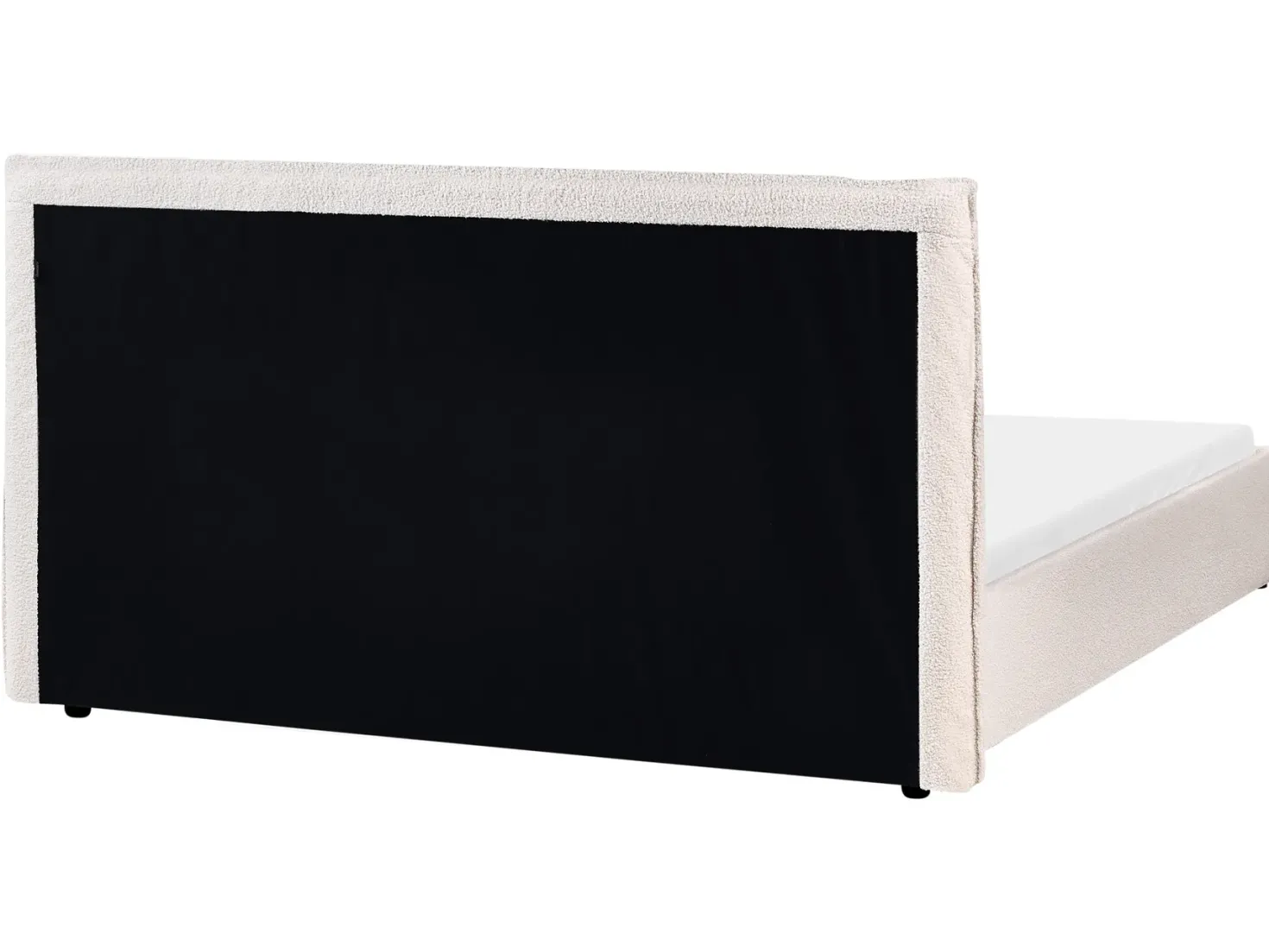 Vandseng Boucle LAVAUR 160 x 200 cm Cremehvid