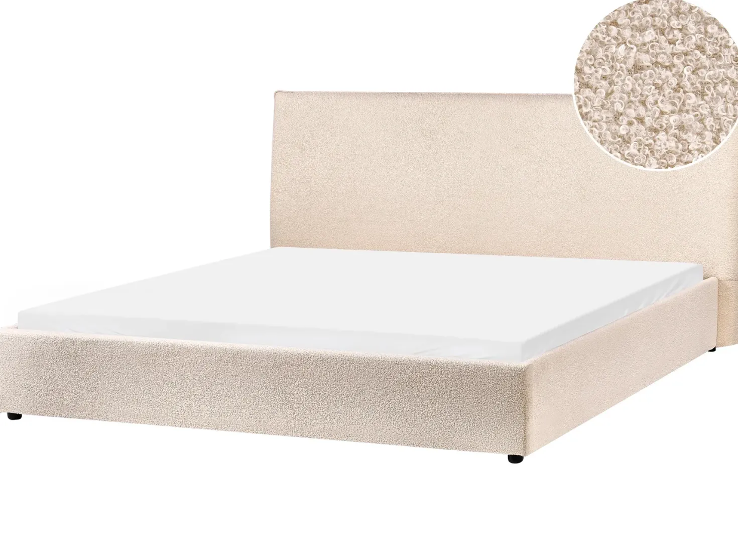 Vandseng Boucle LAVAUR 180 x 200 cm Beige