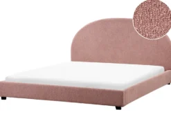 Vandseng Boucle VAUCLUSE 180 x 200 cm Pastellrosa