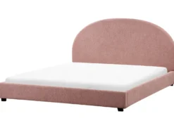 Vandseng Boucle VAUCLUSE 180 x 200 cm Pastellrosa