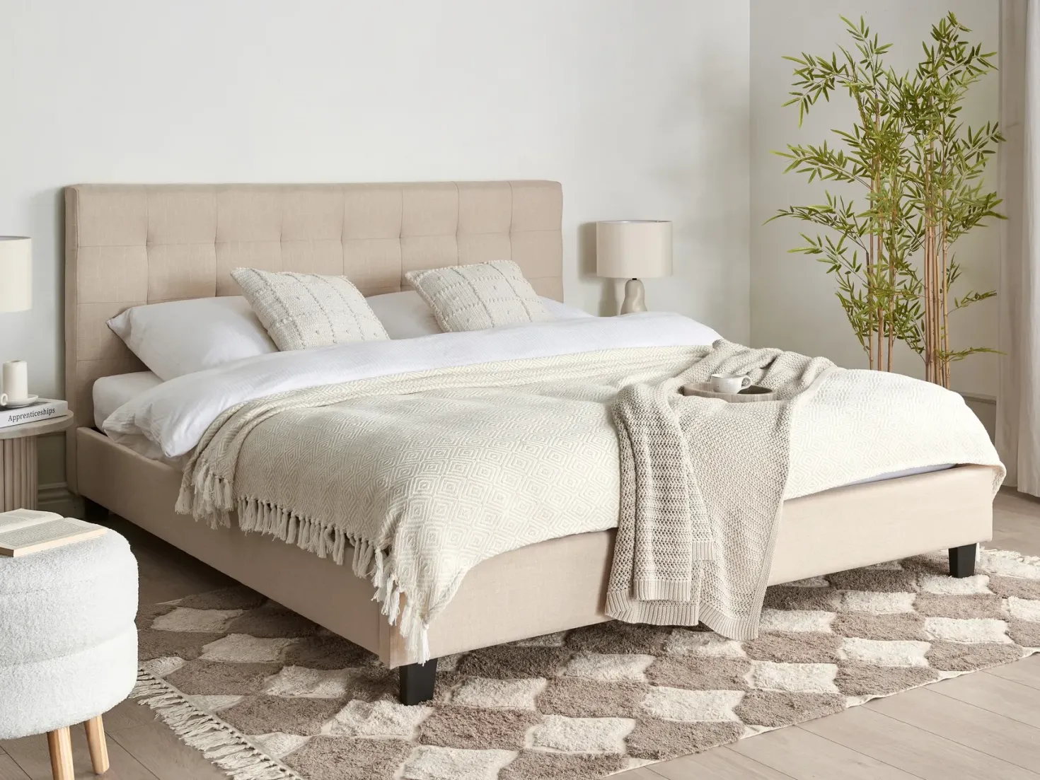 Vandseng LA ROCHELLE 180 x 200 cm Beige