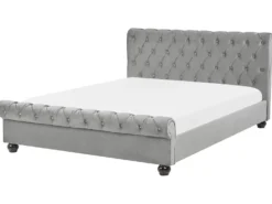 Vandseng Velour AVALLON 180 x 200 cm Grå