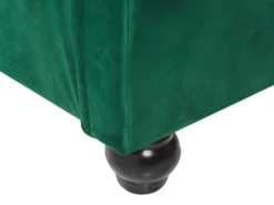 Vandseng Velour AVALLON 180 x 200 cm Smaragdgrøn