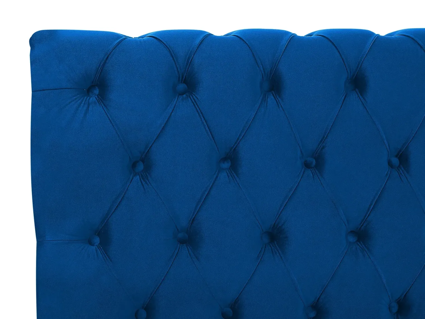 Vandseng Velour AVALLON 180 x 200 cm Navy Blå