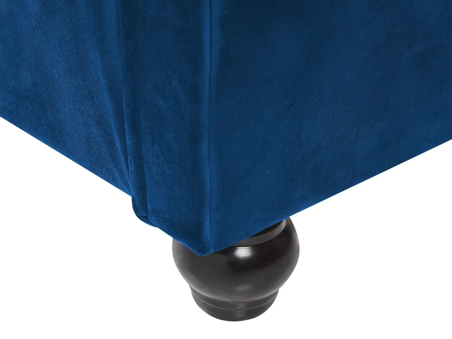 Vandseng Velour AVALLON 180 x 200 cm Navy Blå