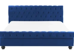 Vandseng Velour AVALLON 180 x 200 cm Navy Blå